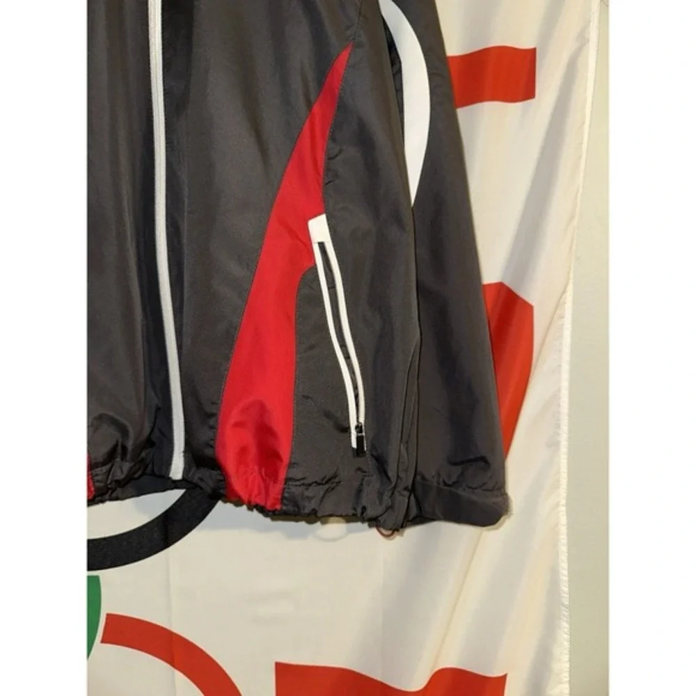Northend Sport Audi R8 APR LMS Jacket Womens XL Gray Full Zip‎ Rain Windbreaker